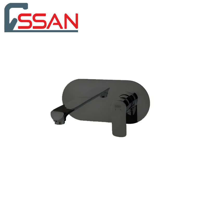 شیر روشویی توکار دینو مشکی رزگلد راسان