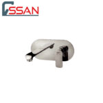شیر روشویی توکار دینو کروم مات راسان
