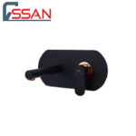 شیر روشویی توکار ایکاد تنسو مشکی رزگلد راسان