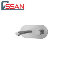 شیر روشویی توکار رناتاپلاس کروم مات راسان
