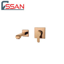 شیر روشویی توکار فلت رزگلد راسان