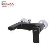 شیر حمام مدل گارنت مشکی راسان