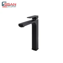 شیر روشویی مدل گارنت مشکی راسان