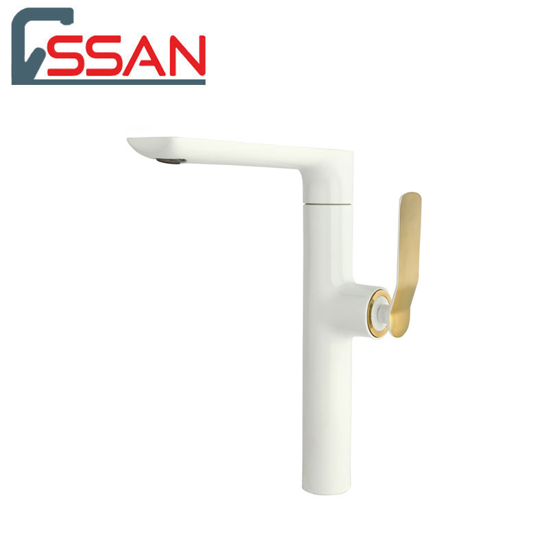 sink-violetwhitegold-rassan شیر آشپزخانه مدل ویولت سفید طلایی راسان