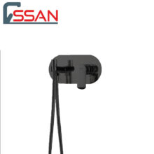 شیر توالت توکار دینو مشکی رزگلد راسان