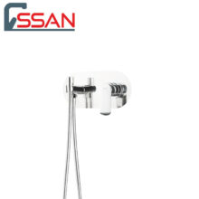 شیر توالت توکار دینو شیری کروم راسان
