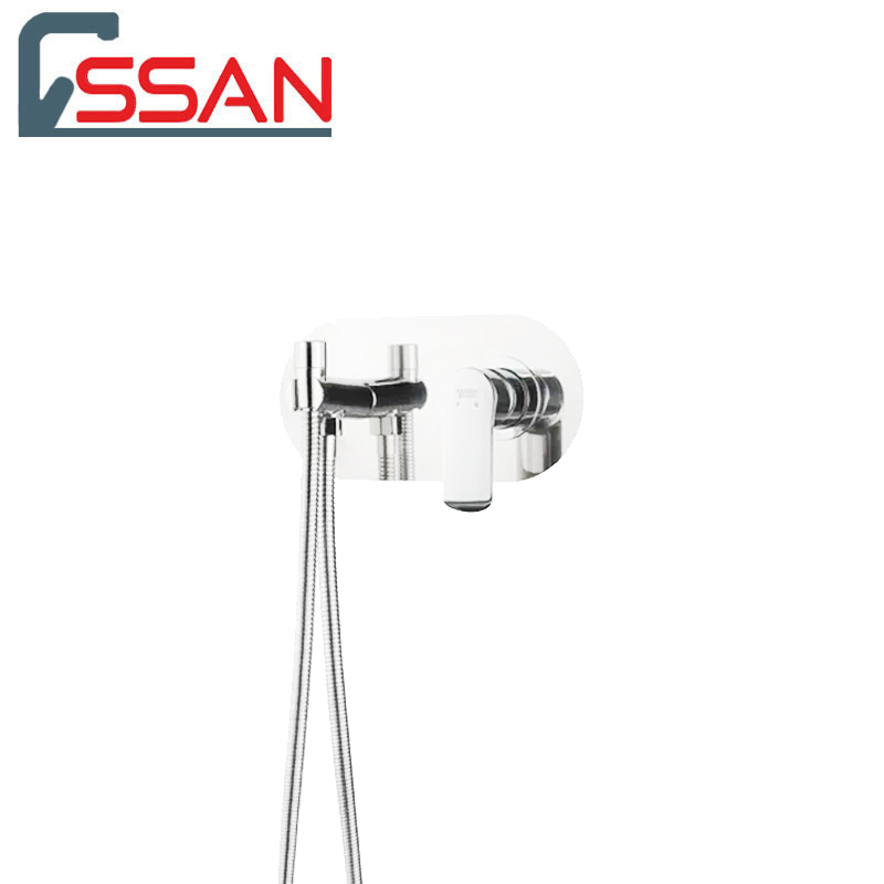 شیر توالت توکار دینو شیری کروم راسان