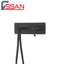 شیر توالت توکار رزالین مشکی راسان